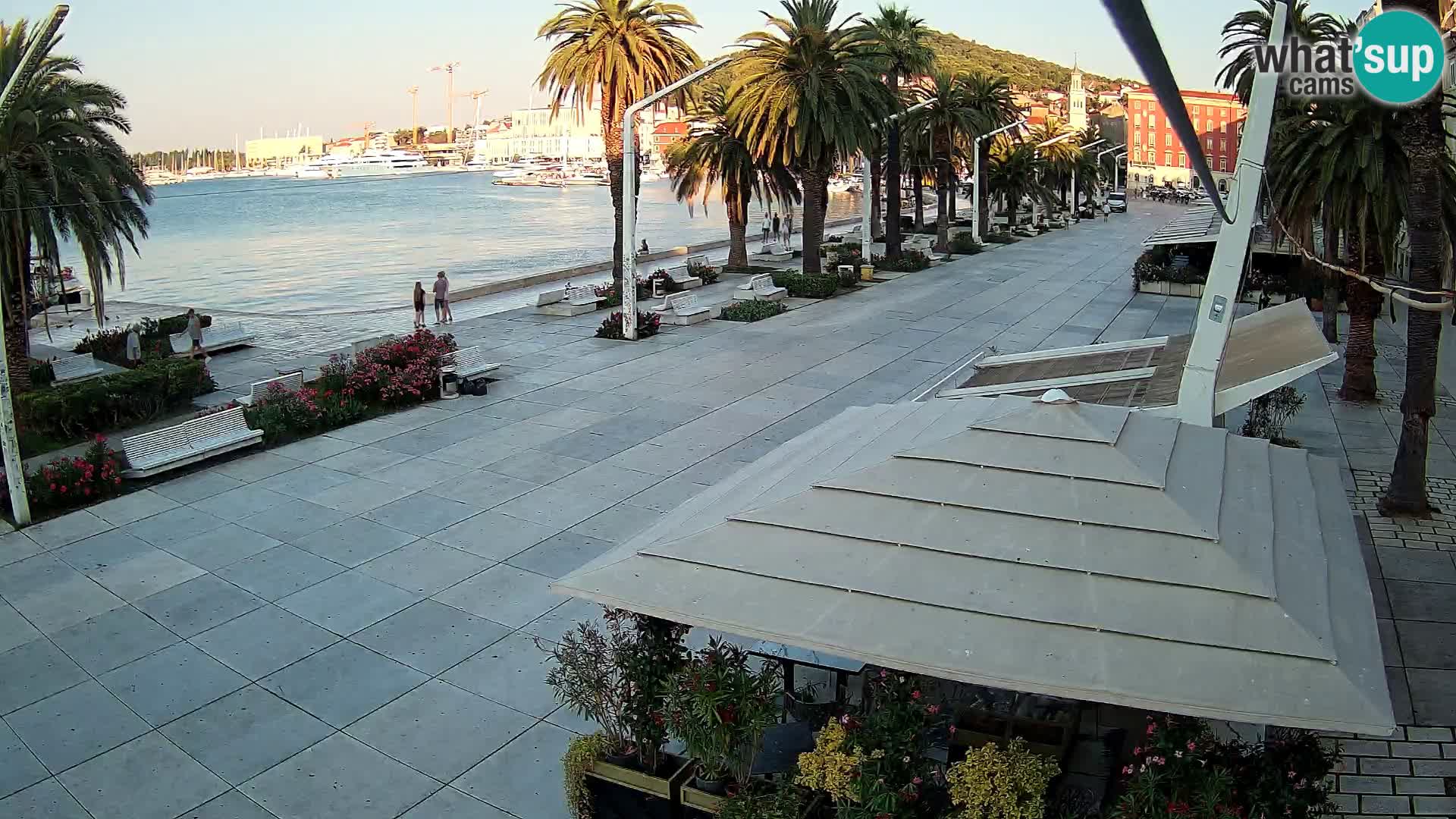 Split –  Blick auf Split riva