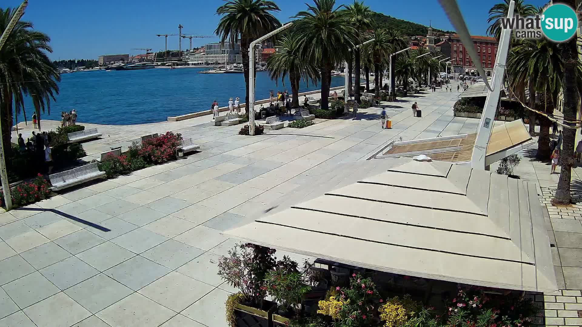 Split – Vista sulla riva di Spalato
