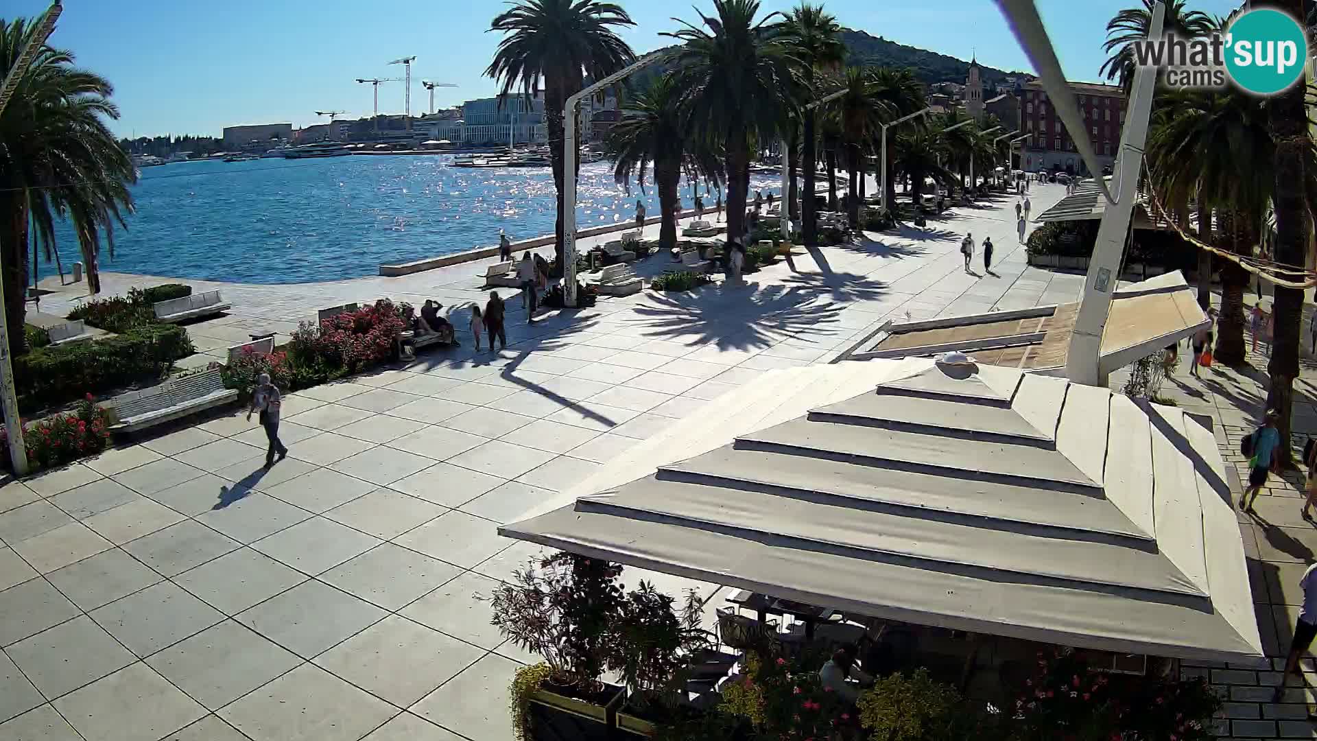 Split –  Blick auf Split riva
