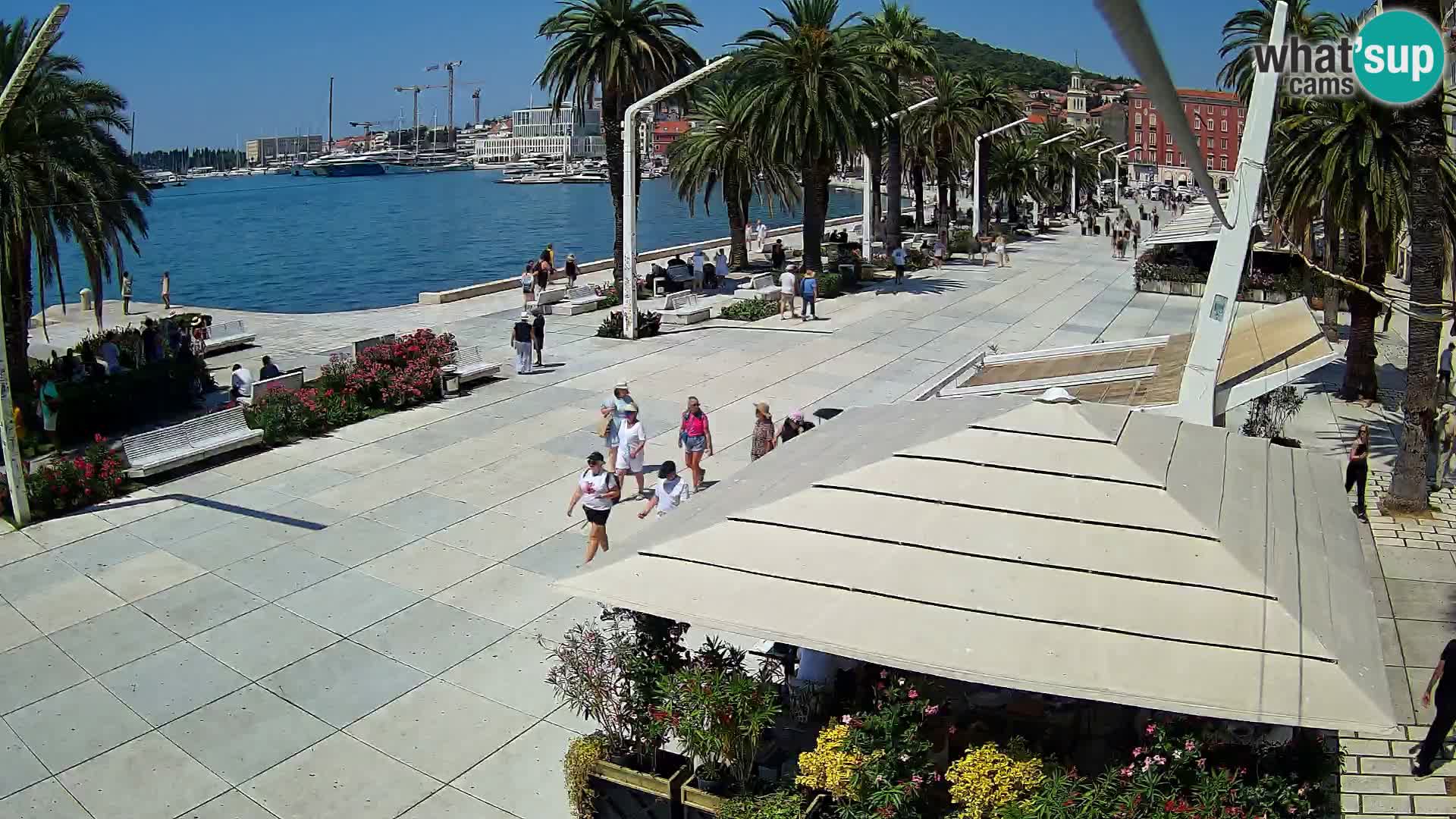 Live Webcam Split – view of Split riva