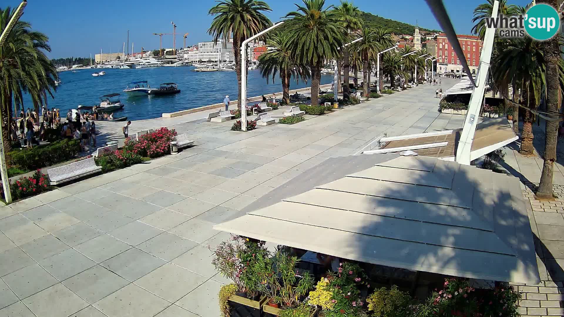 Live Webcam Split – view of Split riva