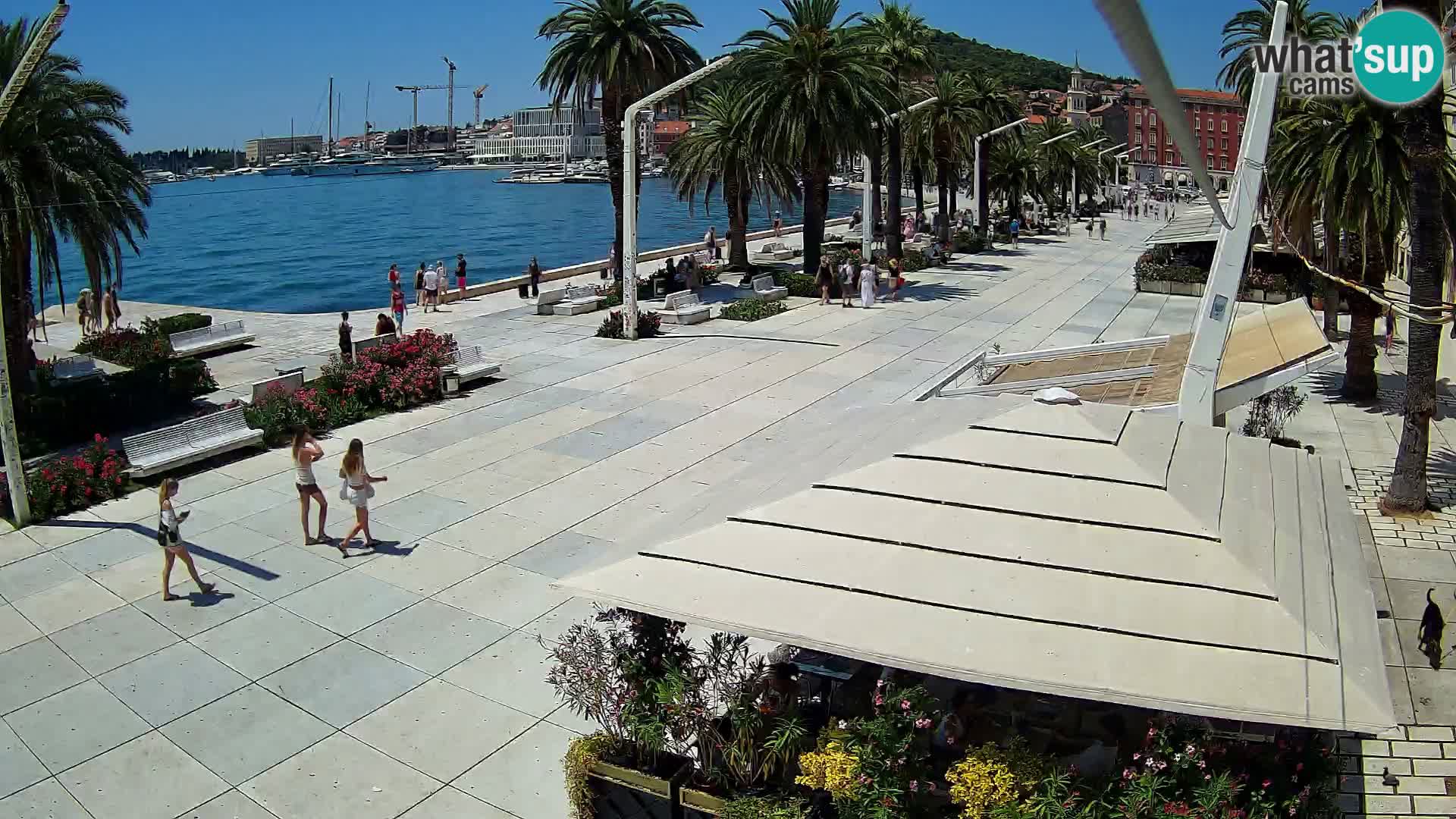 Split –  Blick auf Split riva