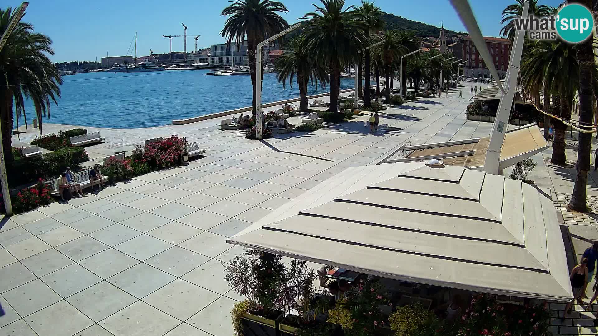 Split –  Blick auf Split riva
