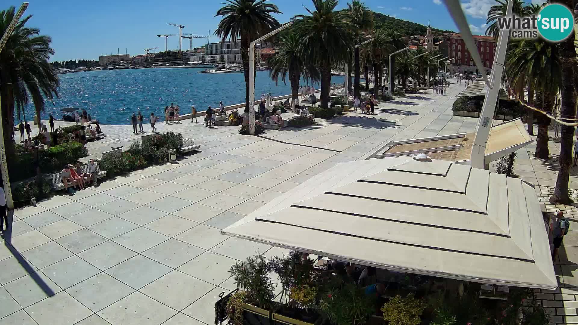 Live Webcam Split – view of Split riva