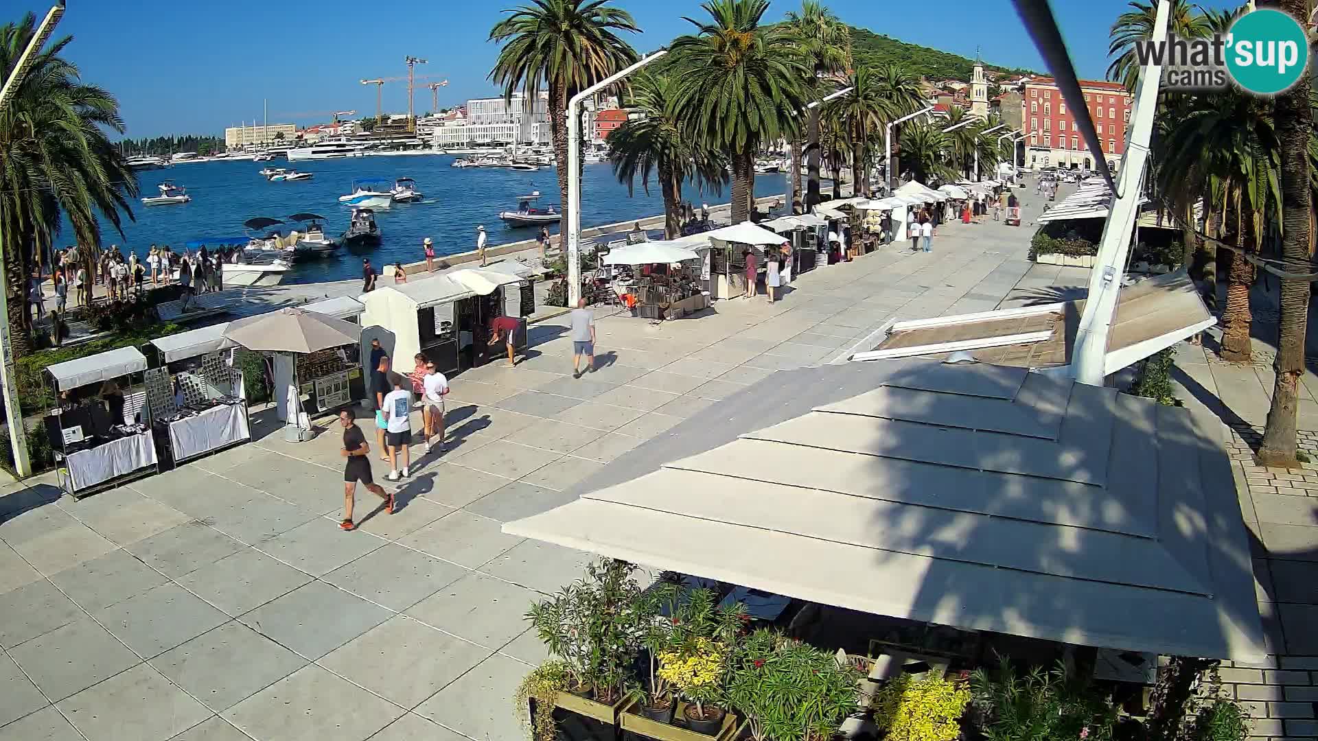 Live Webcam Split – view of Split riva
