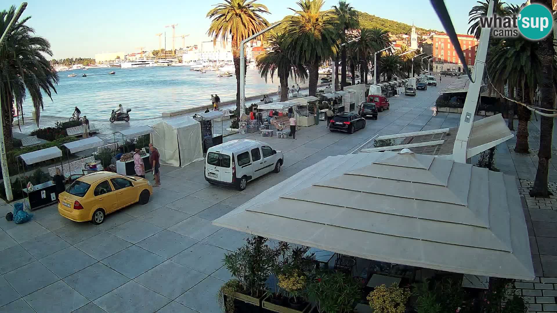 Split – Vista sulla riva di Spalato