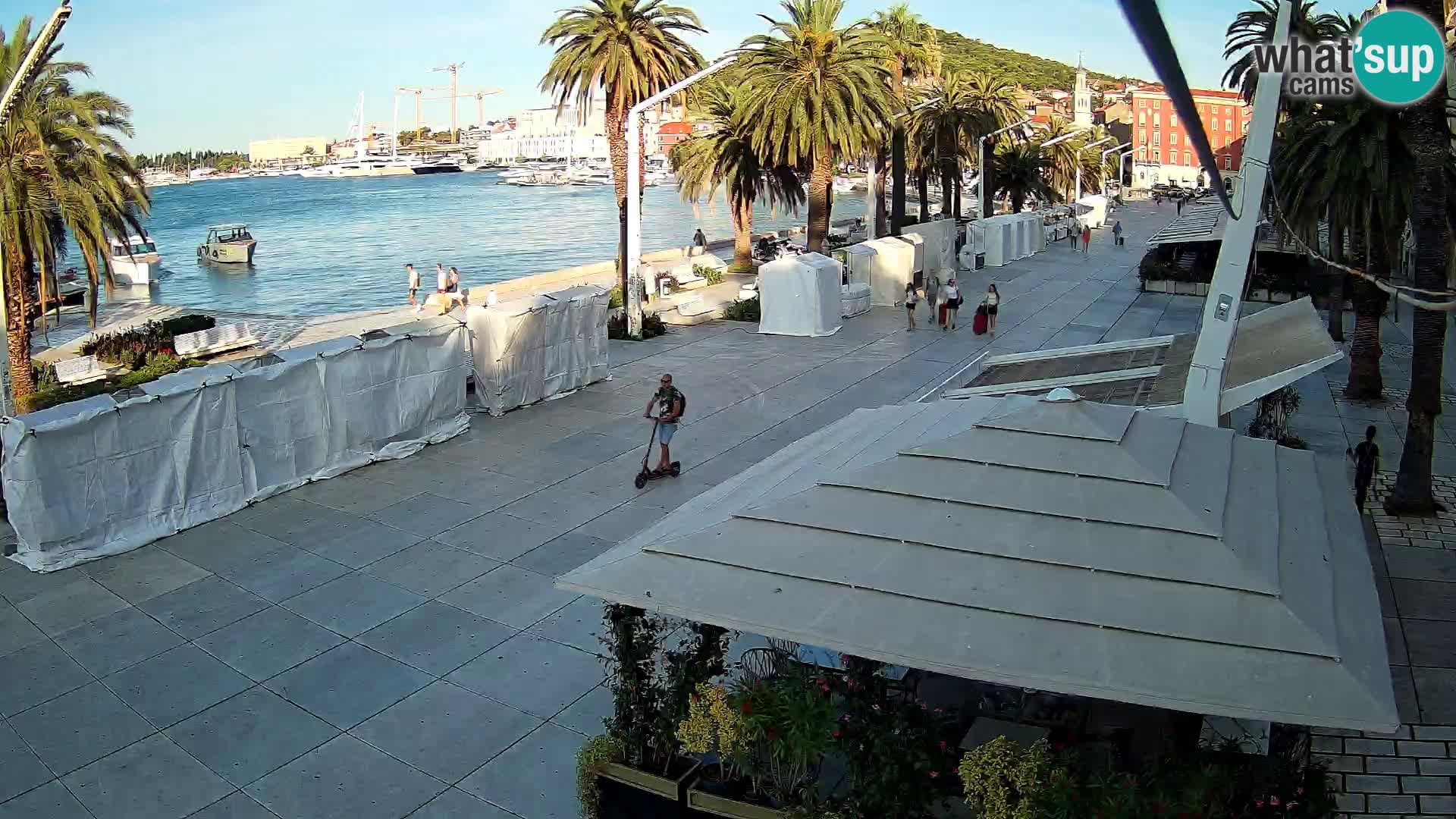 Split – Vista sulla riva di Spalato