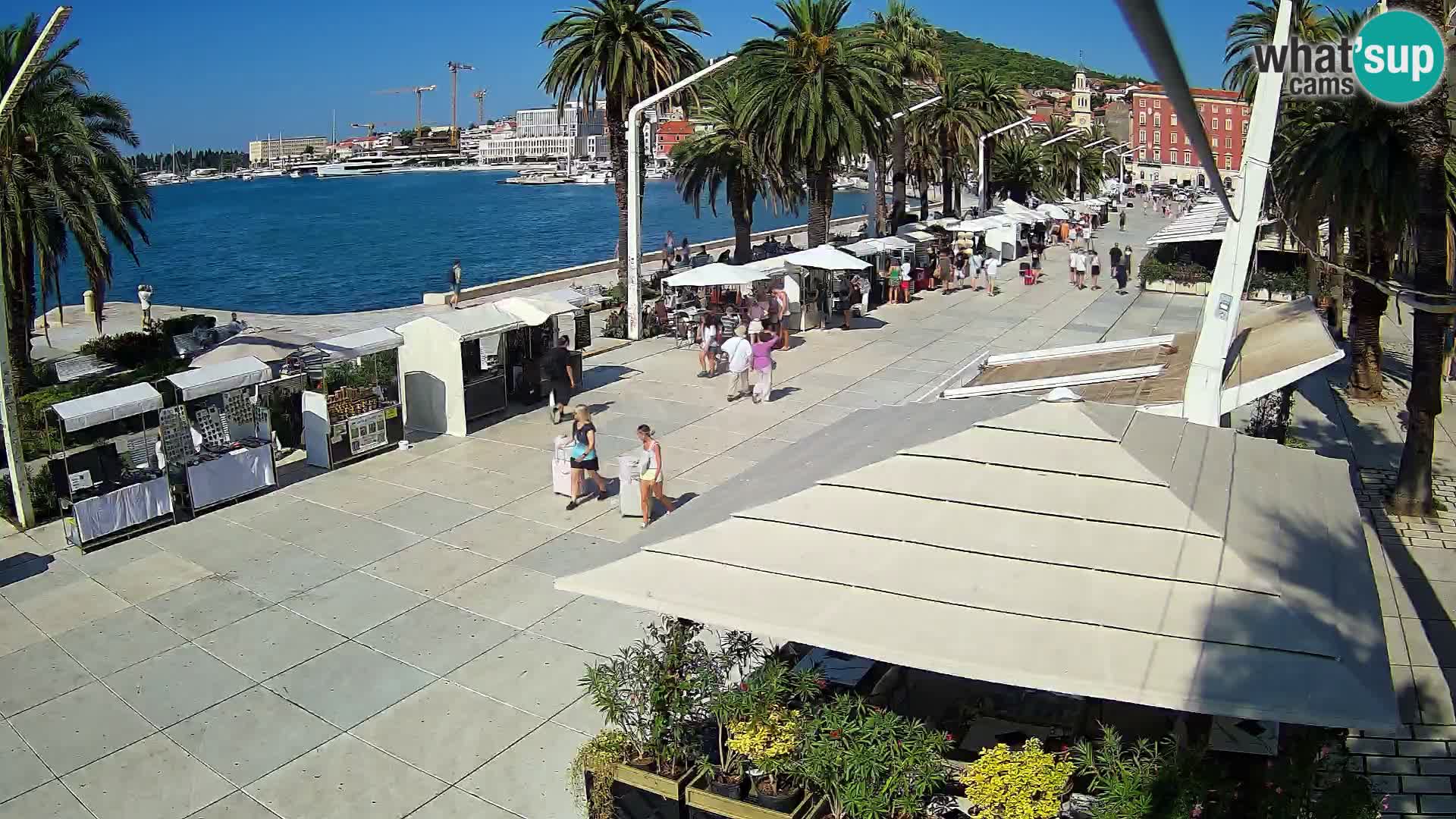 Split –  vue de Riva de Split