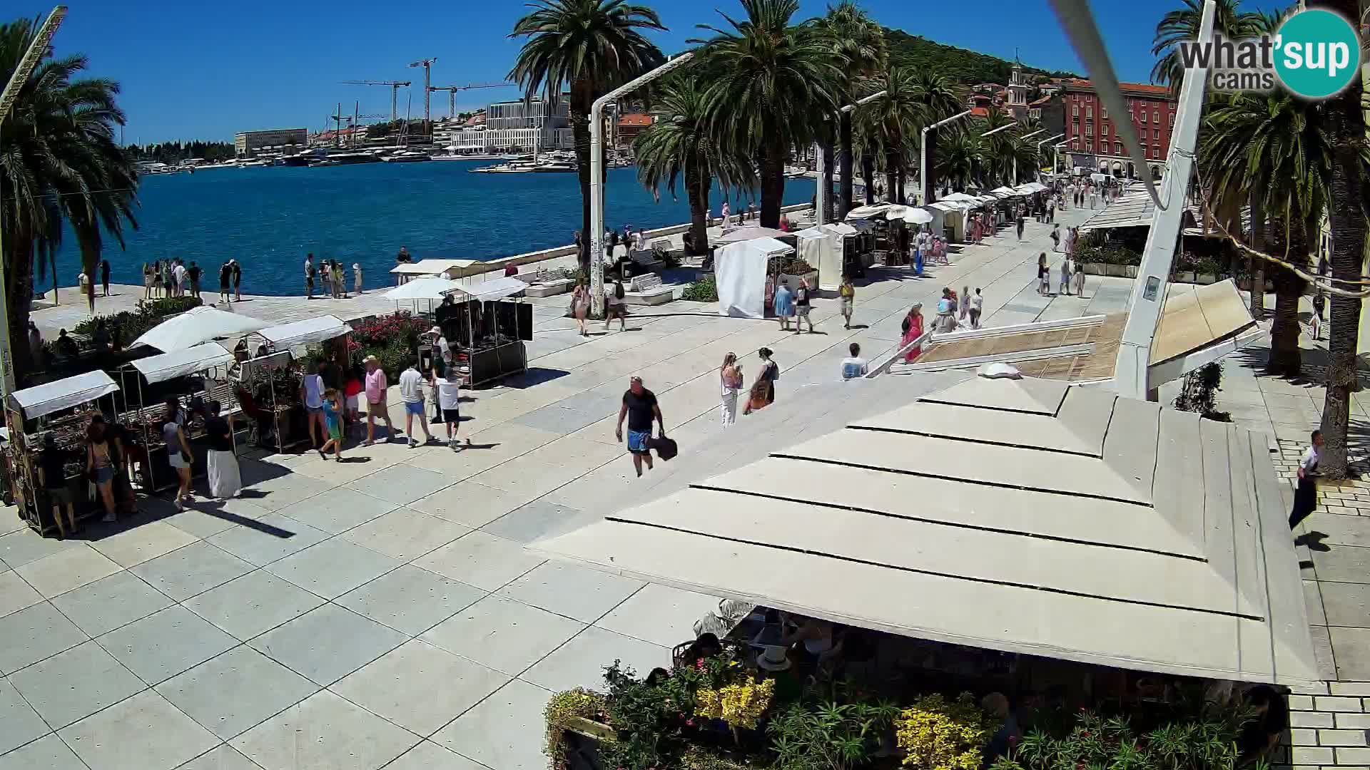 Split – Vista sulla riva di Spalato