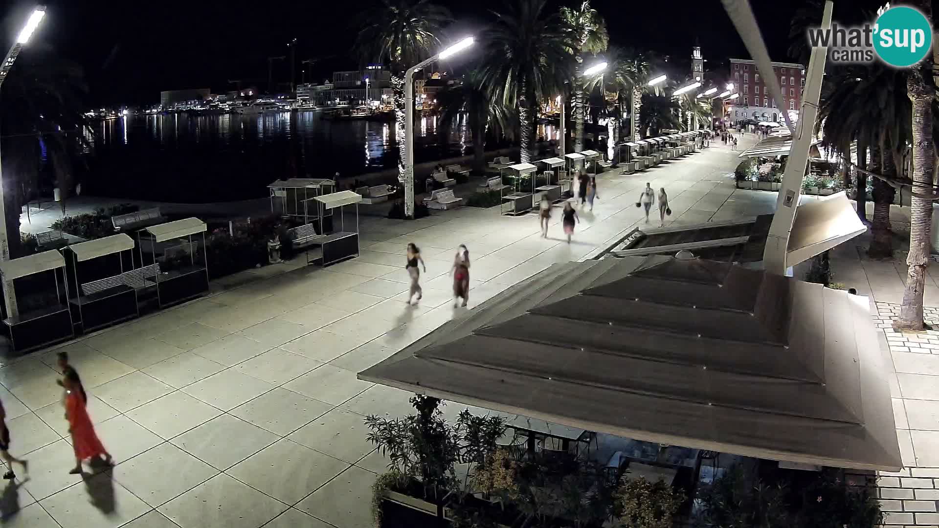 Split –  Blick auf Split riva