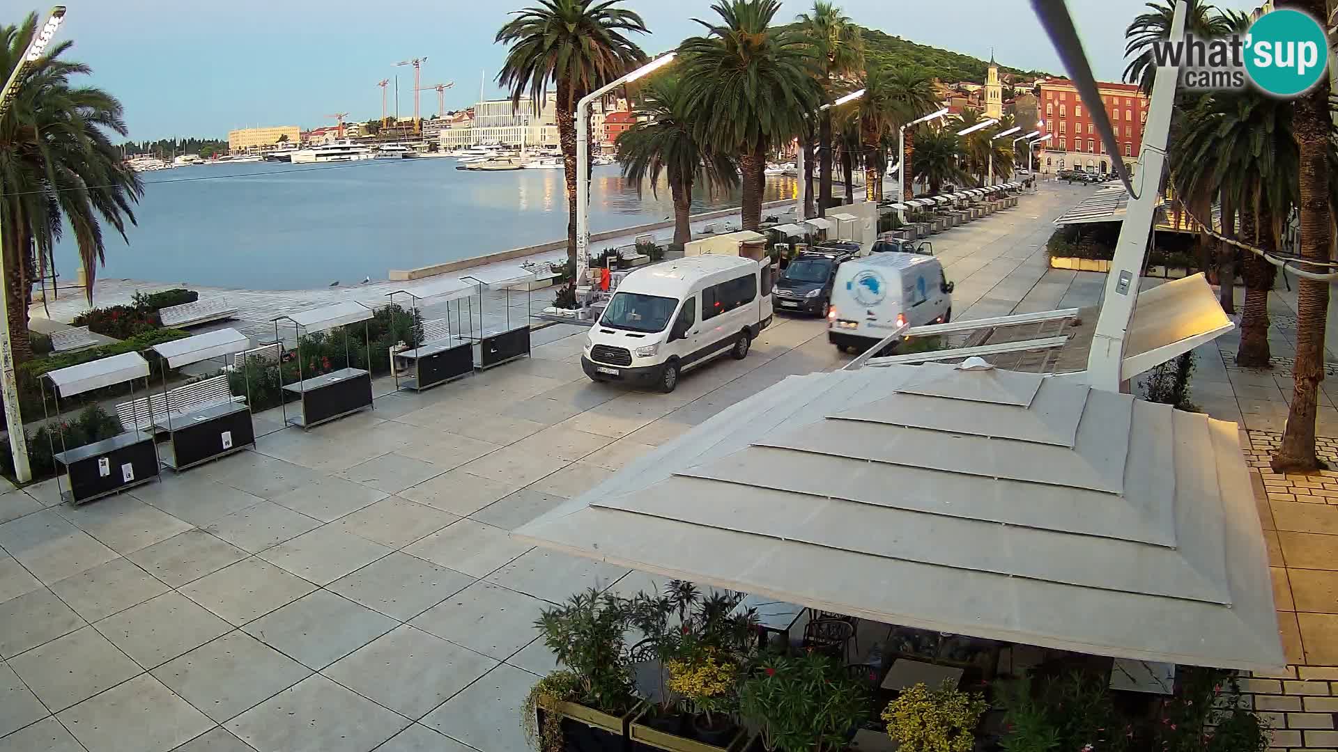 Split –  Blick auf Split riva