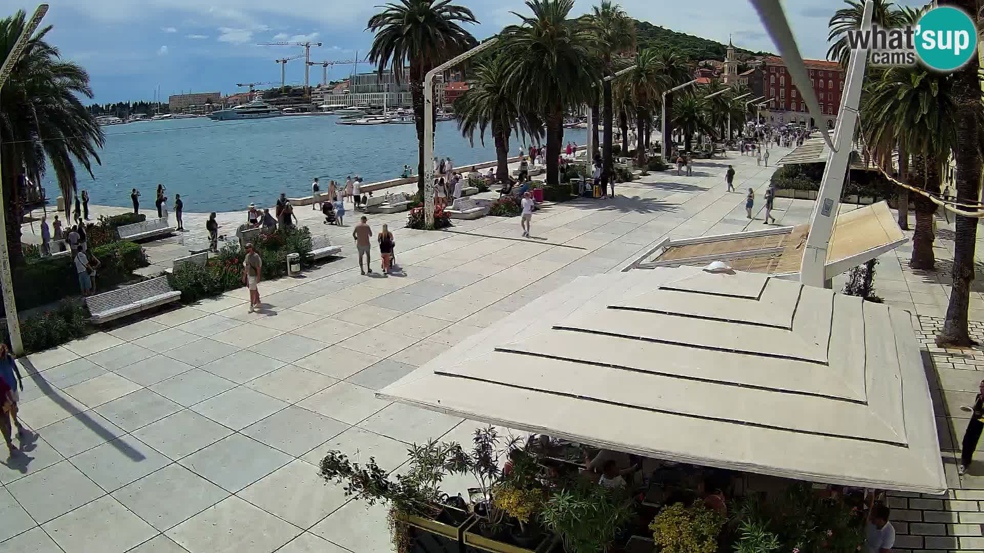Live Webcam Split – view of Split riva