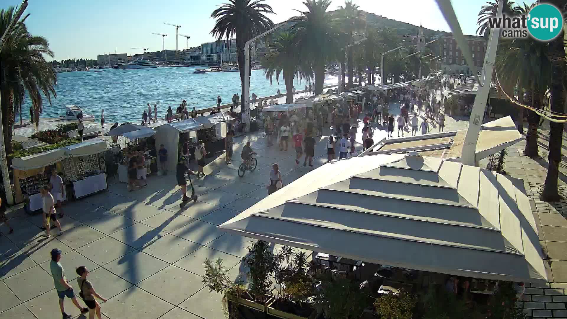 Split – Vista sulla riva di Spalato
