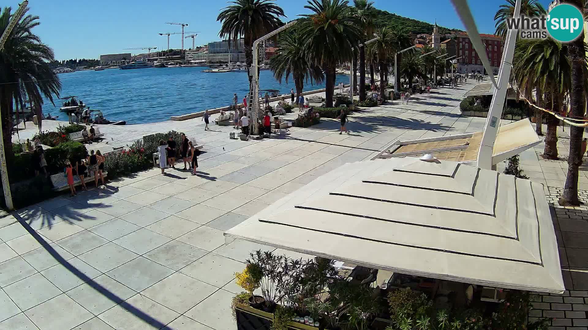 Split – Vista sulla riva di Spalato