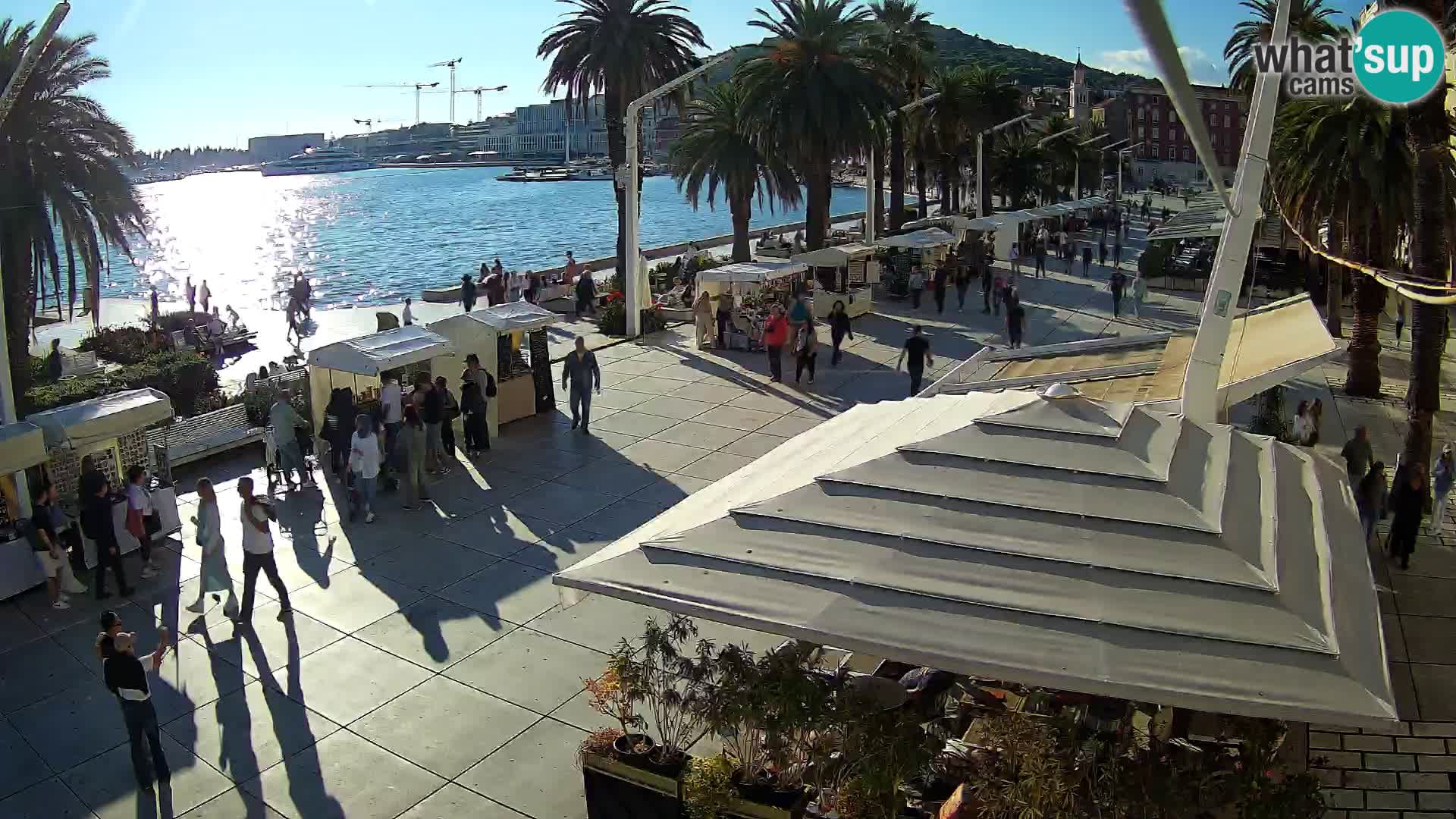 Split –  Blick auf Split riva