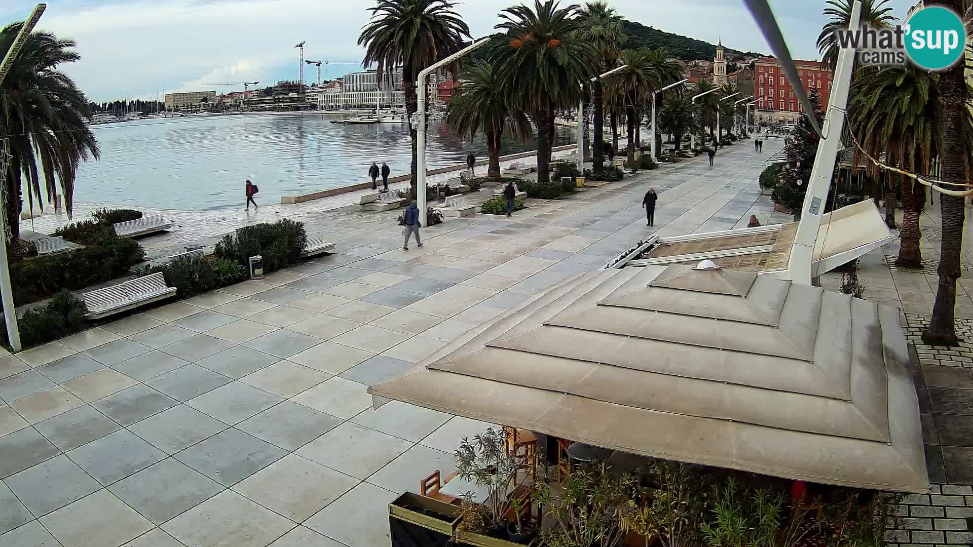Split –  Blick auf Split riva