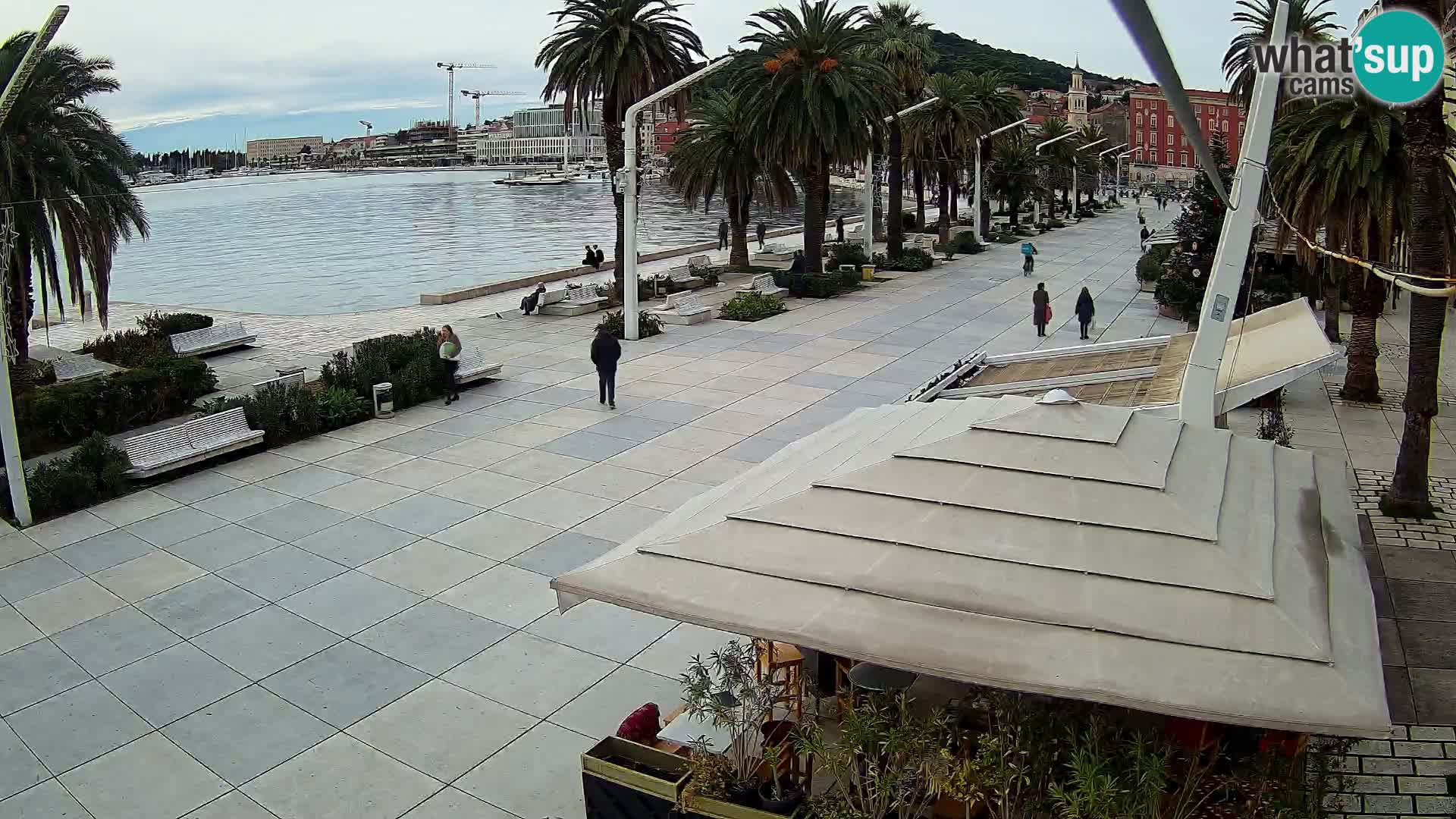 Split – Vista sulla riva di Spalato