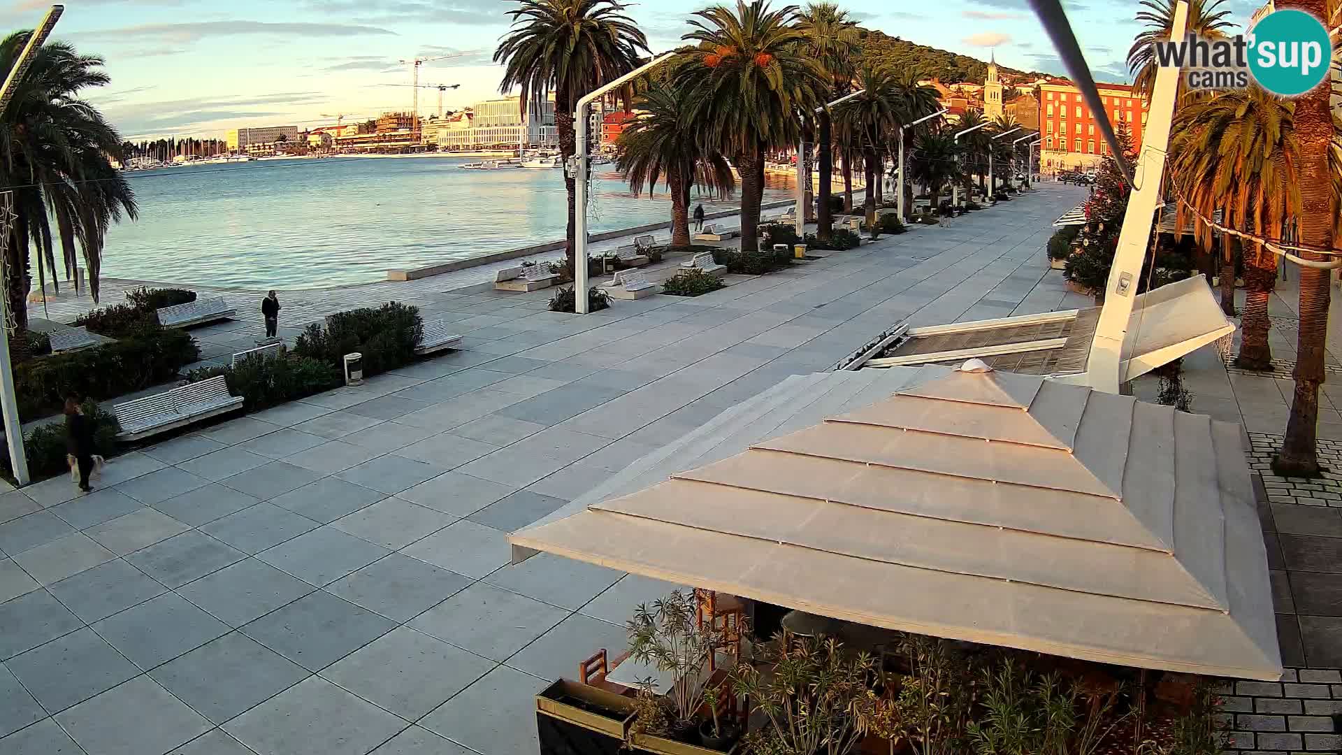 Split –  Blick auf Split riva