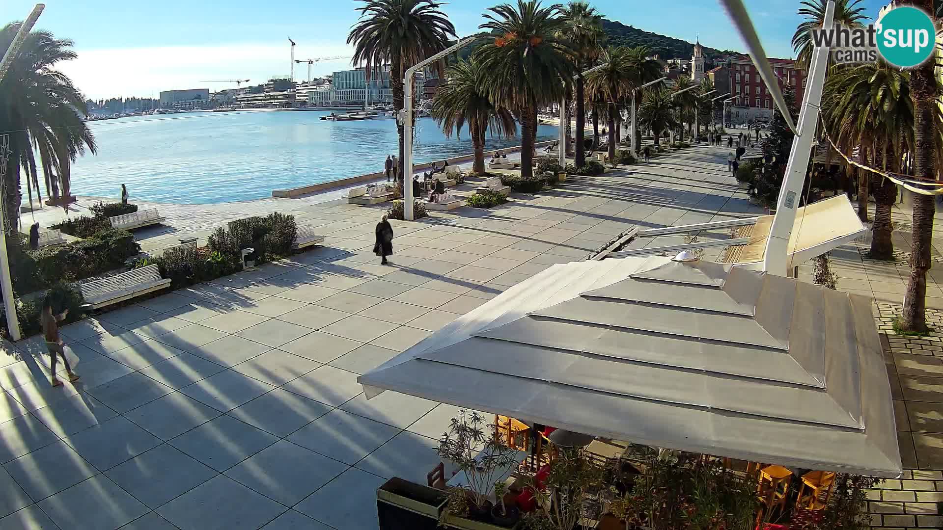 Live Webcam Split – view of Split riva