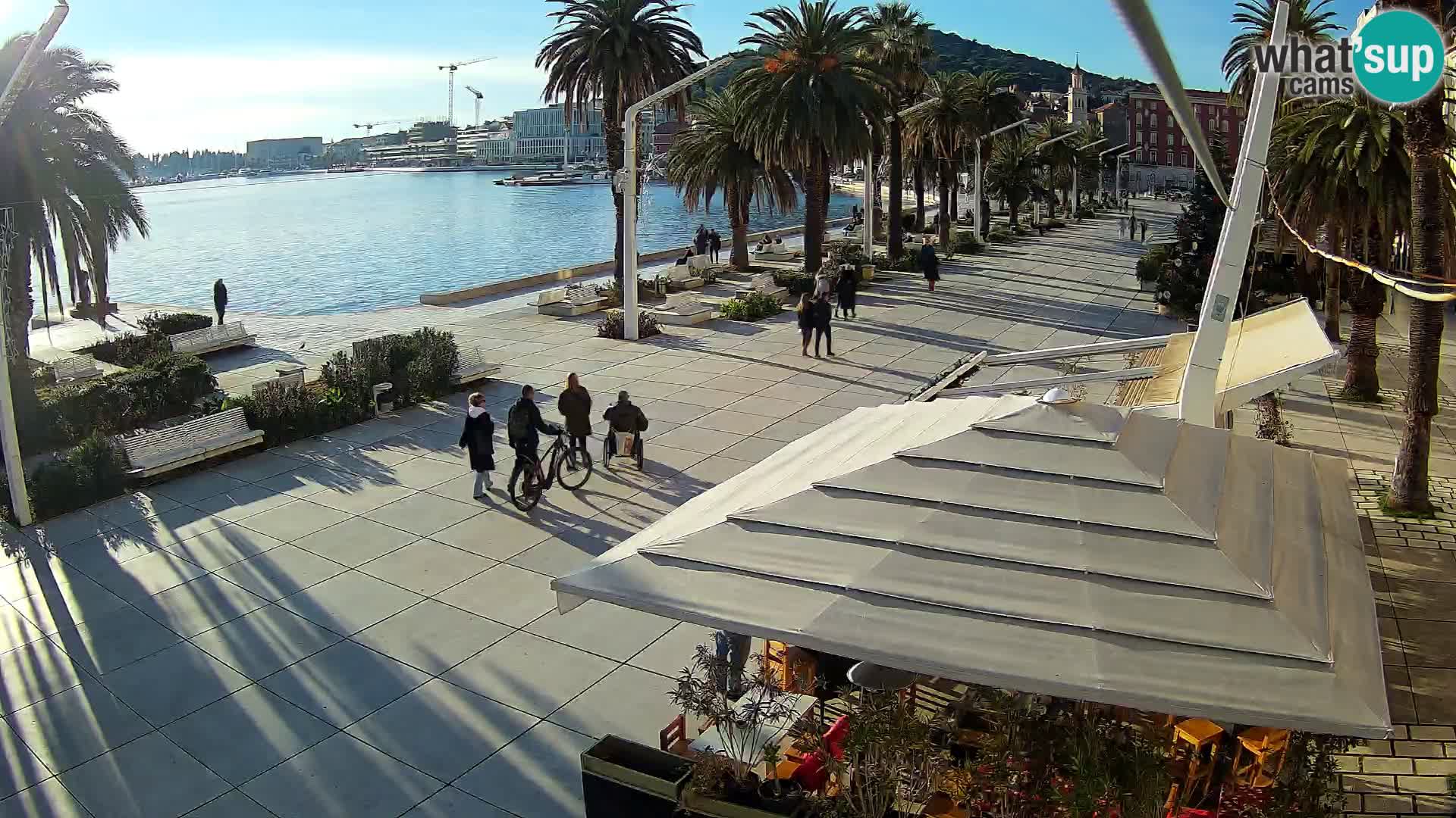 Split –  Blick auf Split riva