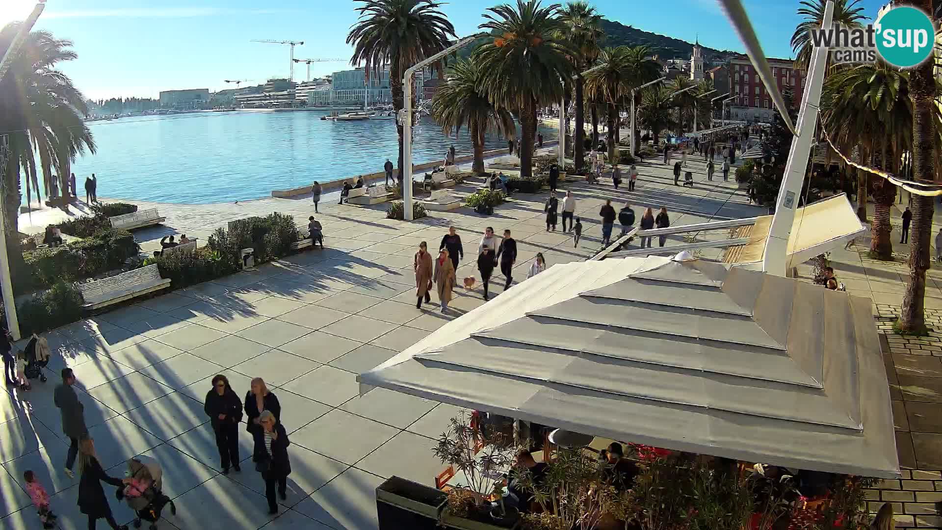 Split – Vista sulla riva di Spalato