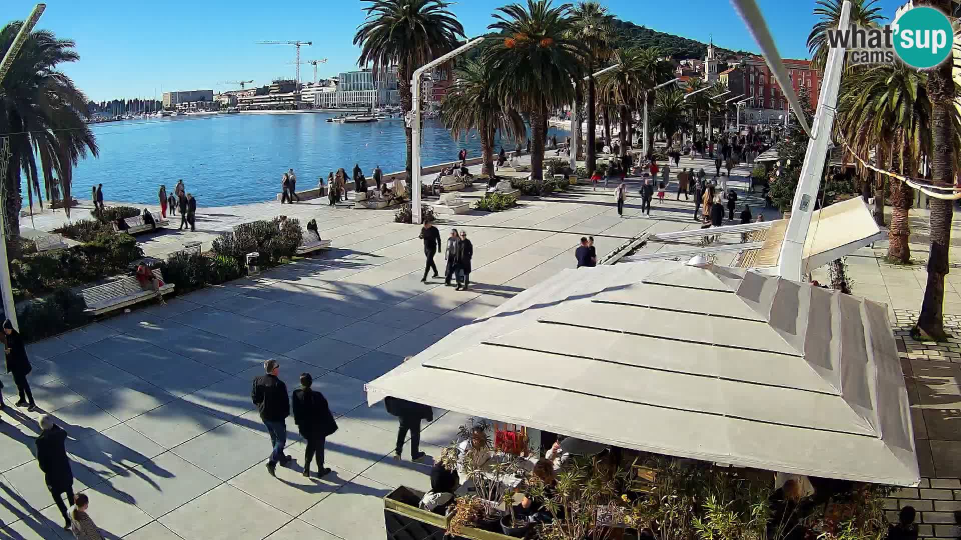 Live Webcam Split – view of Split riva