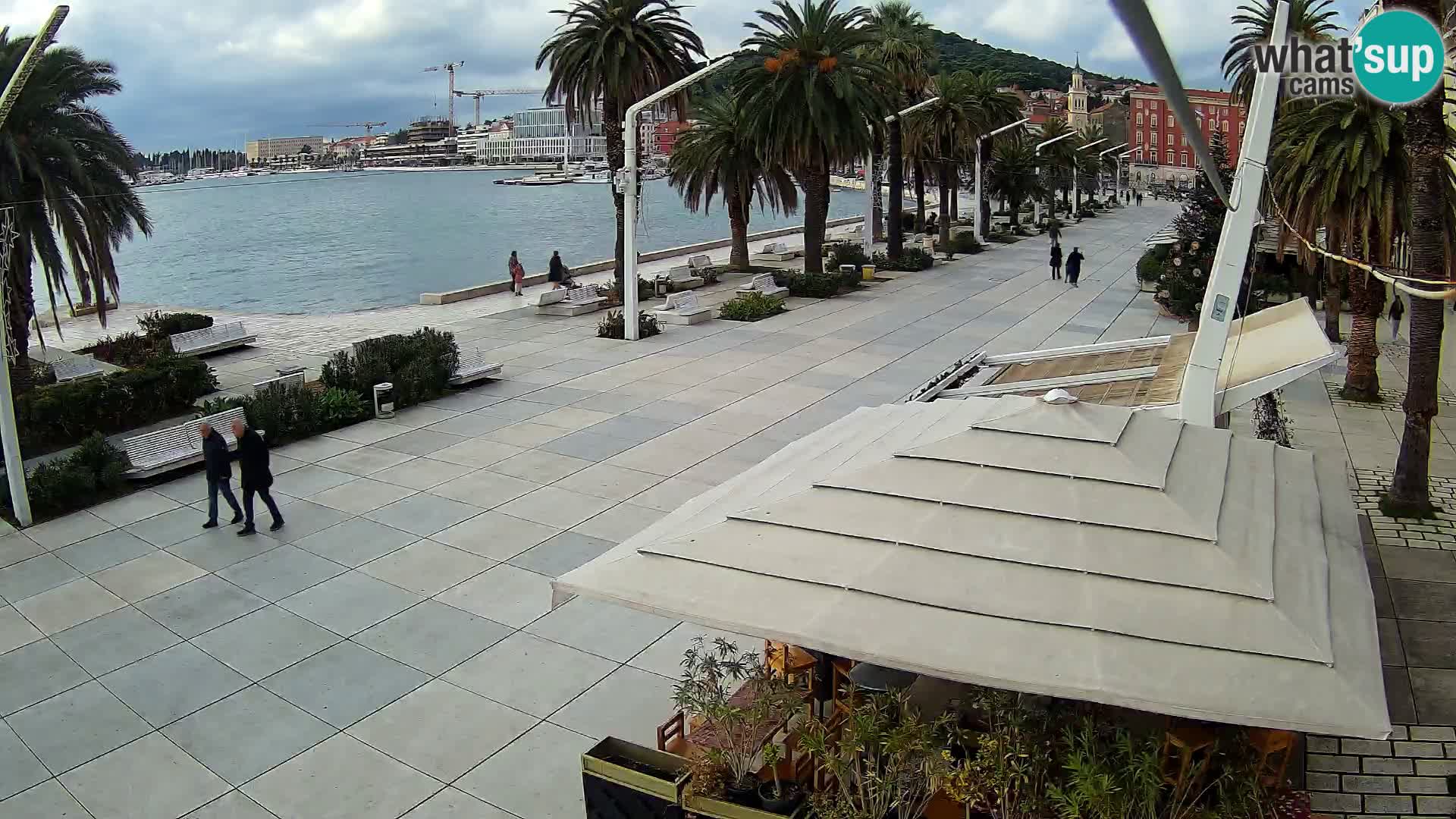 Split –  Blick auf Split riva