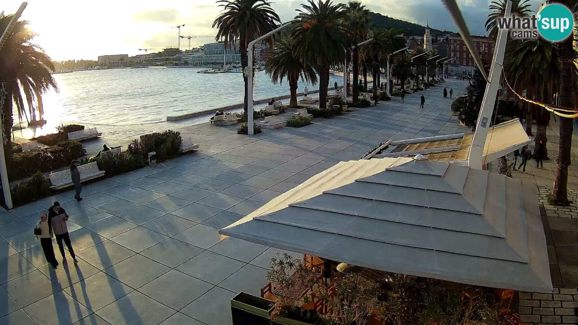 Split –  Blick auf Split riva