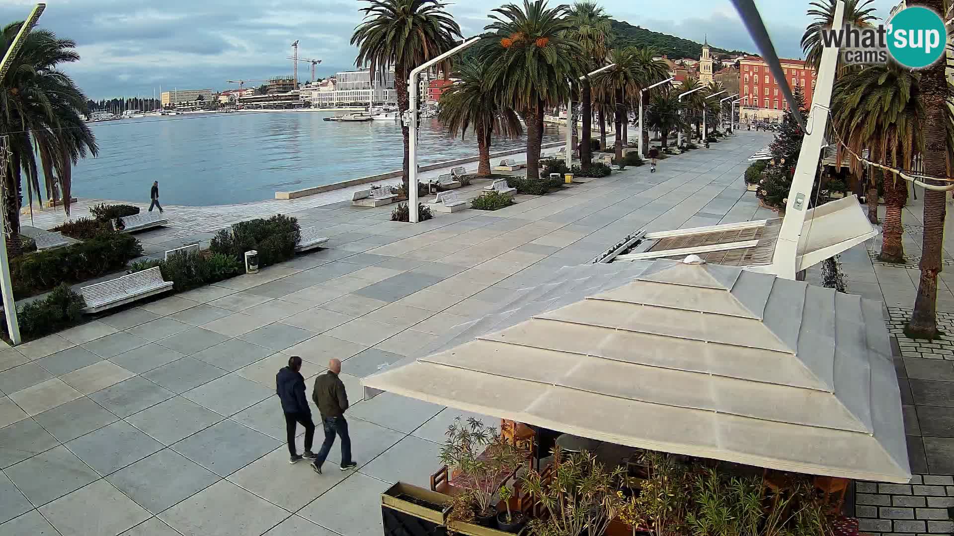 Split –  Blick auf Split riva