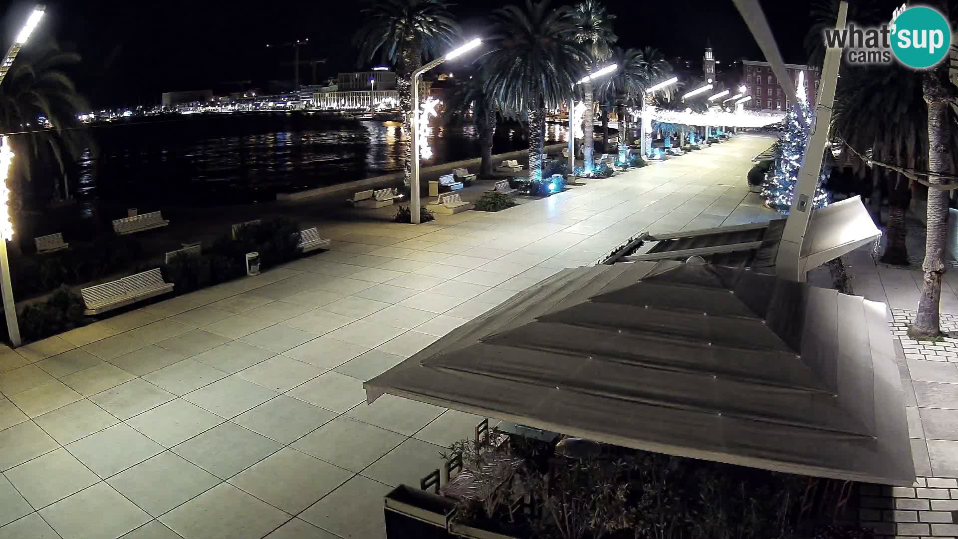 Split –  Blick auf Split riva