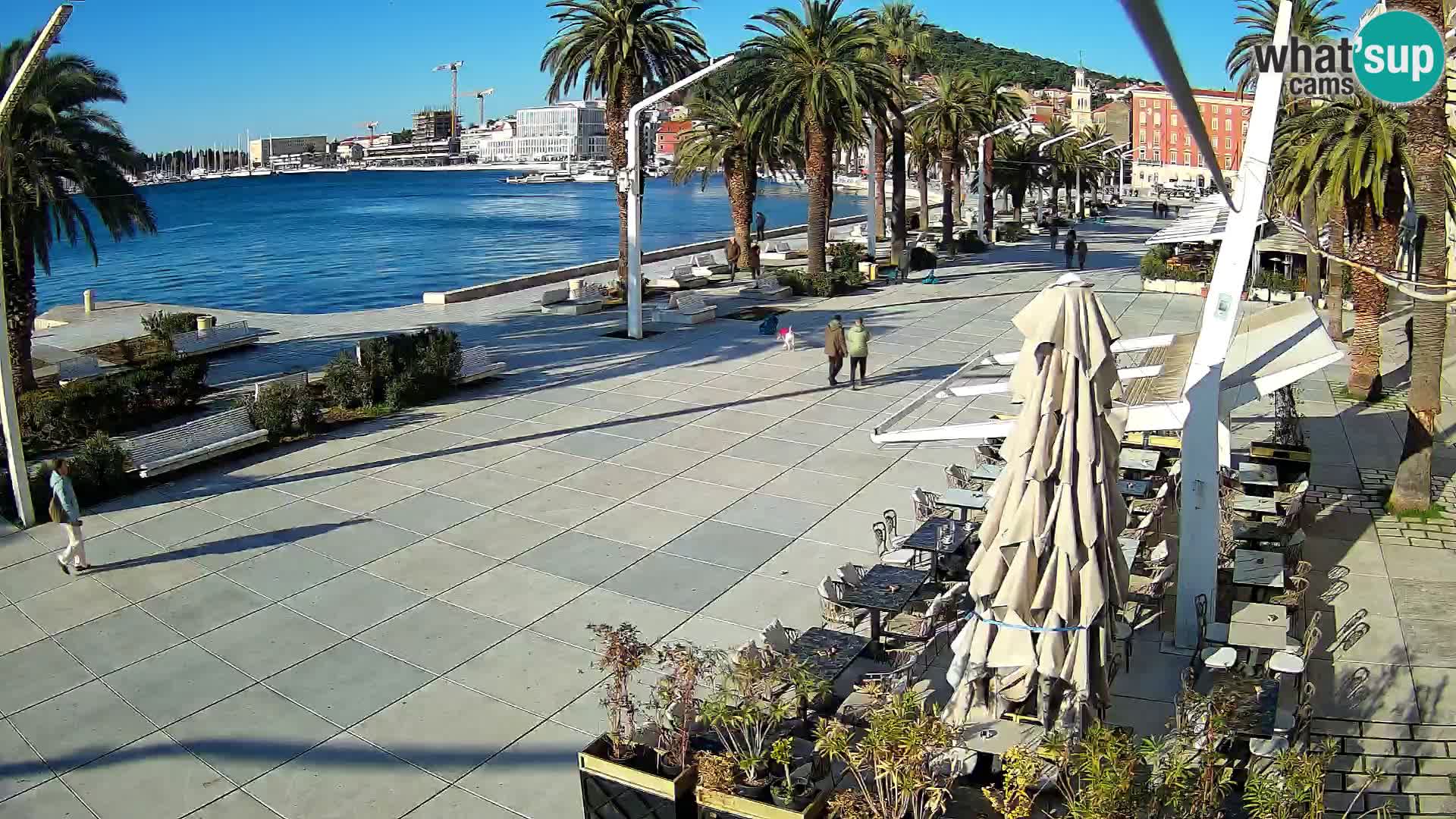 Split –  Blick auf Split riva