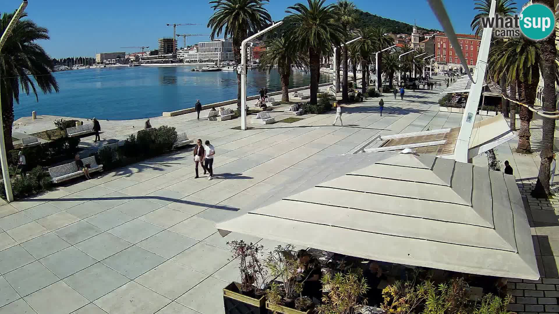 Split – Vista sulla riva di Spalato