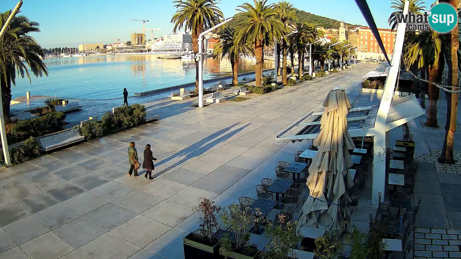 Split –  Blick auf Split riva