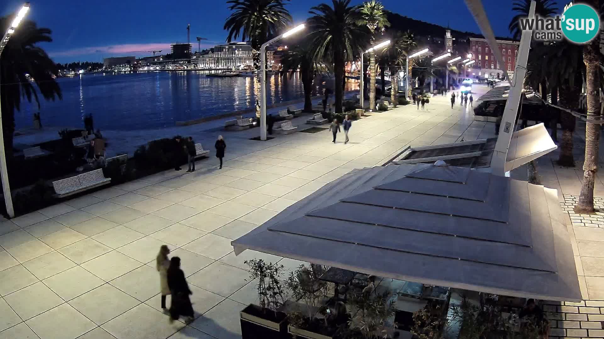 Split – Vista sulla riva di Spalato