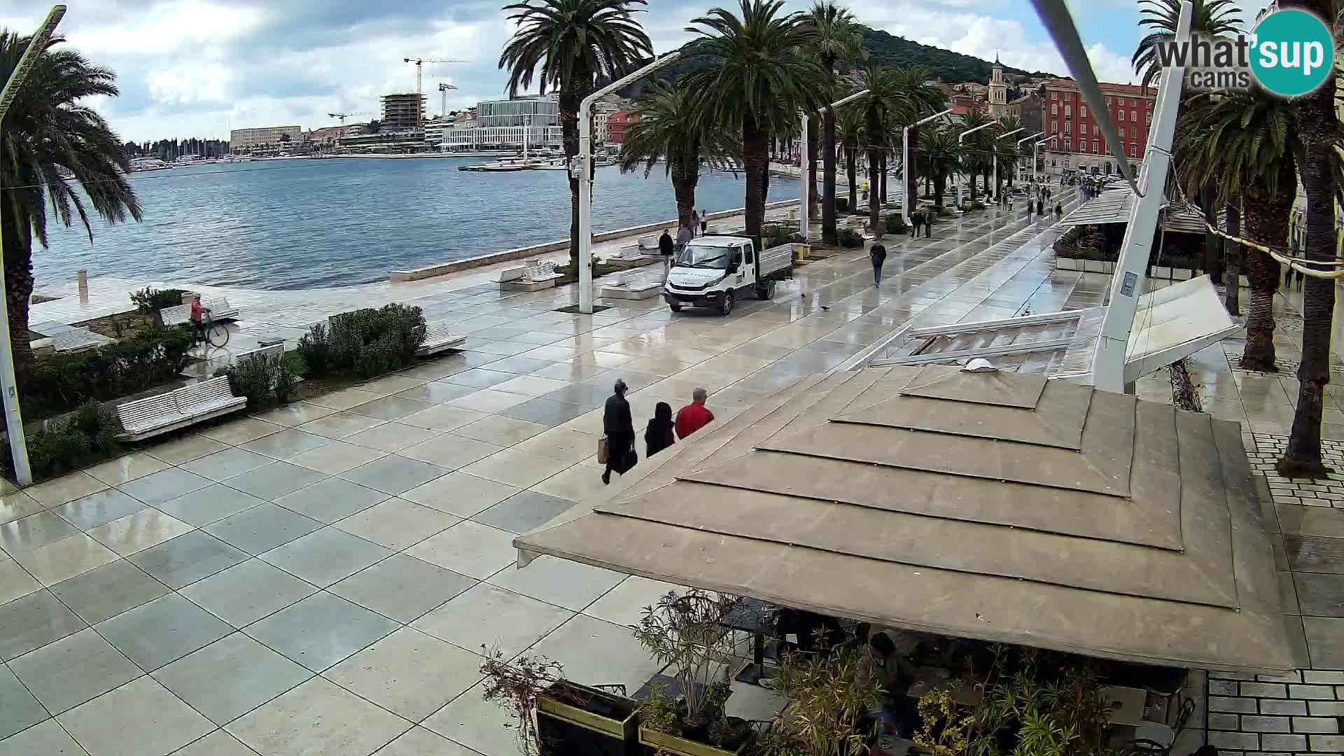 Split –  Blick auf Split riva