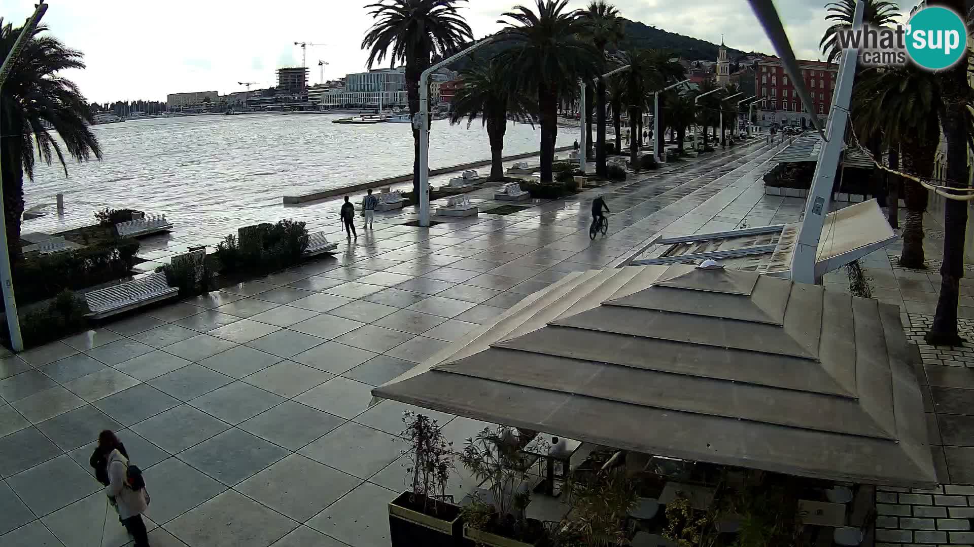 Split –  Blick auf Split riva