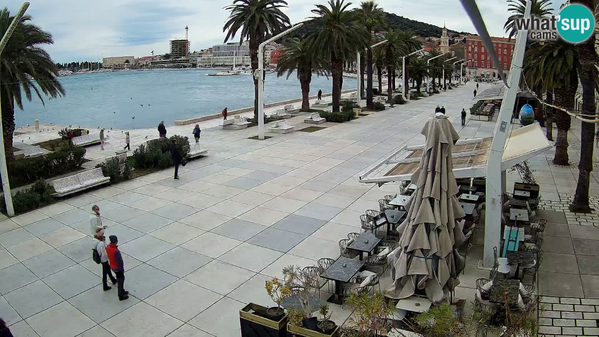Split –  vue de Riva de Split