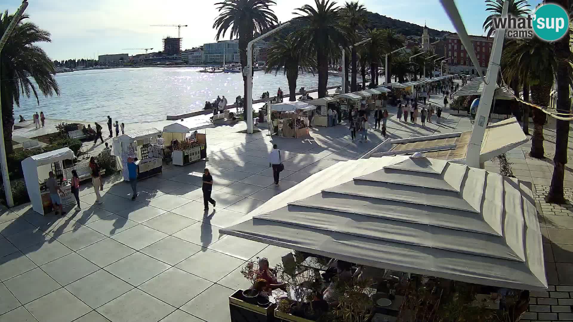 Split –  Blick auf Split riva