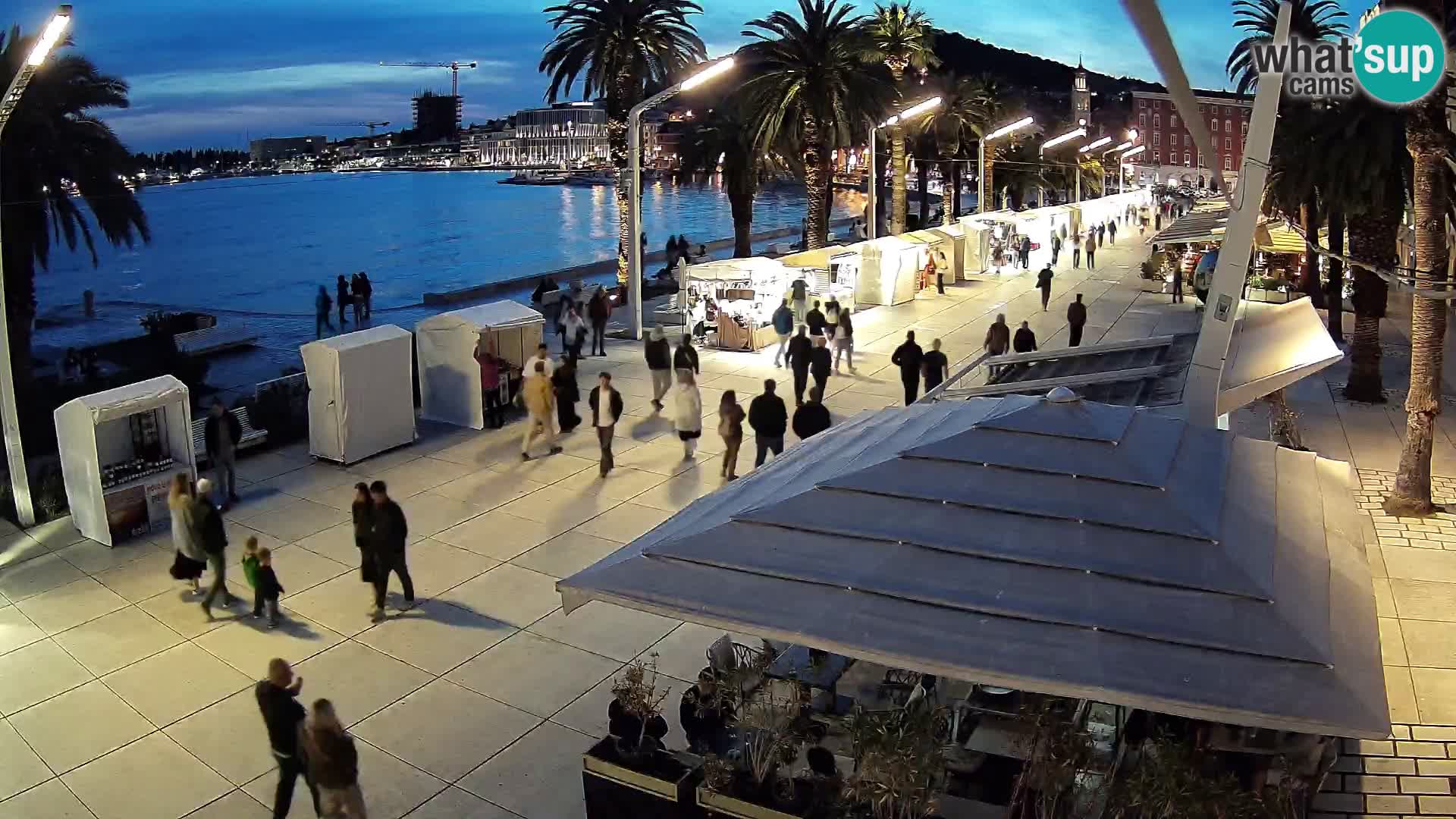 Split – Vista sulla riva di Spalato