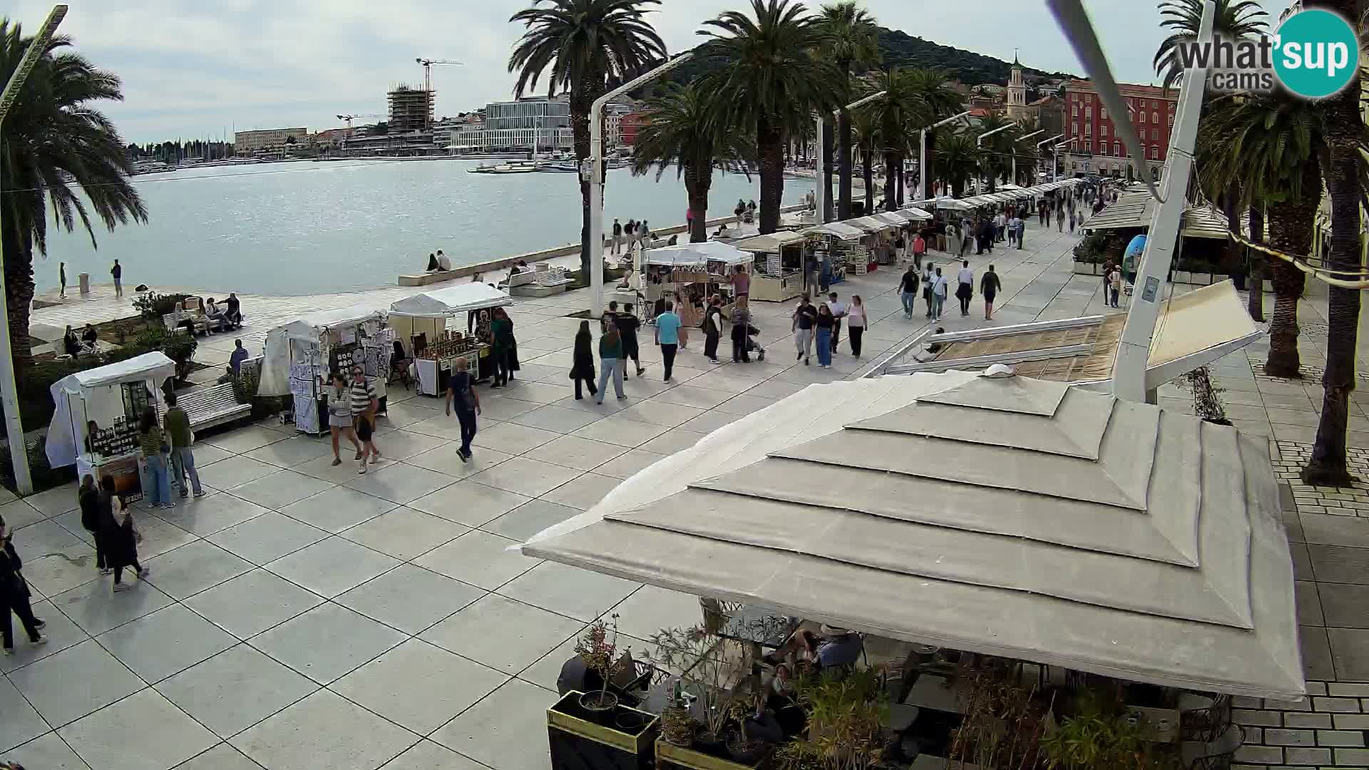 Split –  Blick auf Split riva