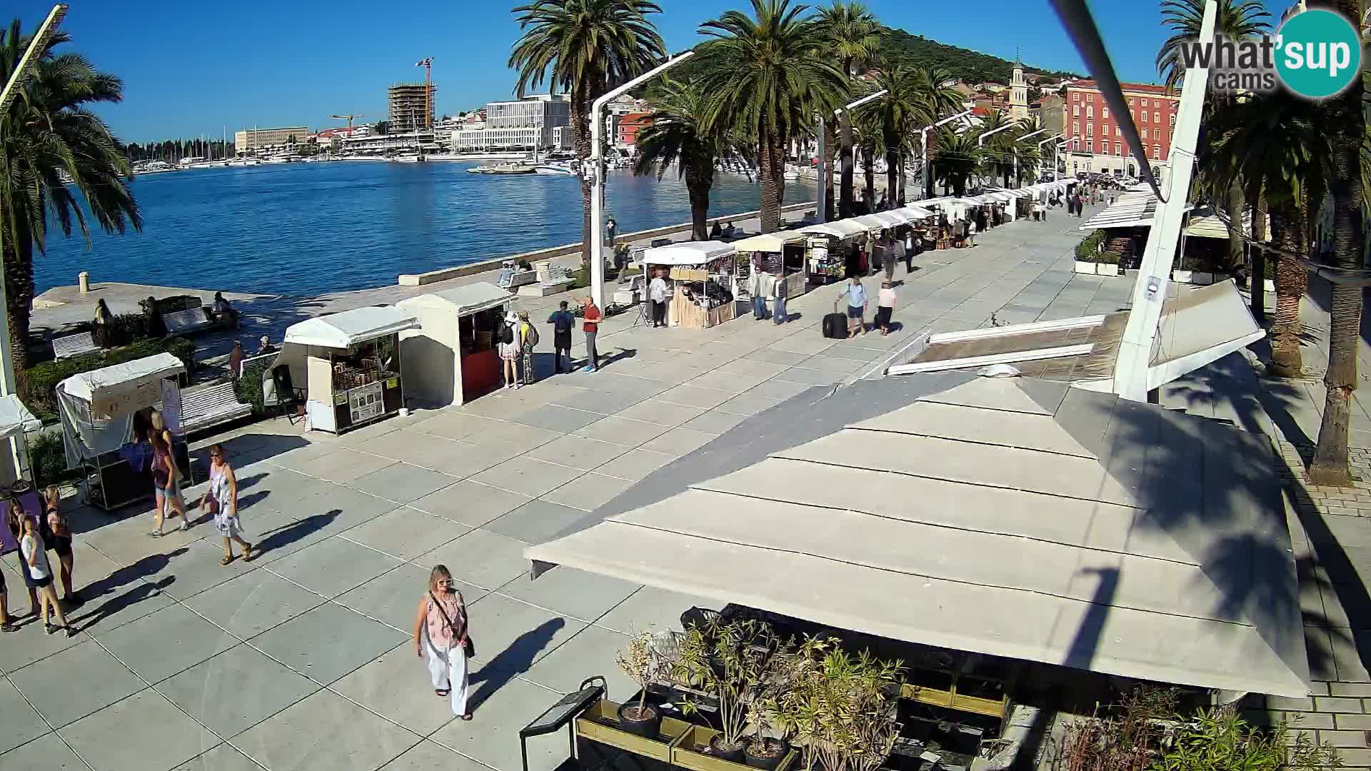 Split –  Blick auf Split riva