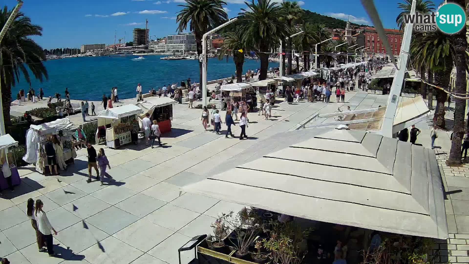 Split – Vista sulla riva di Spalato