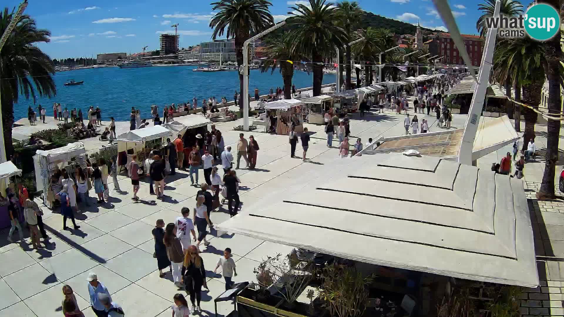 Live Webcam Split – view of Split riva
