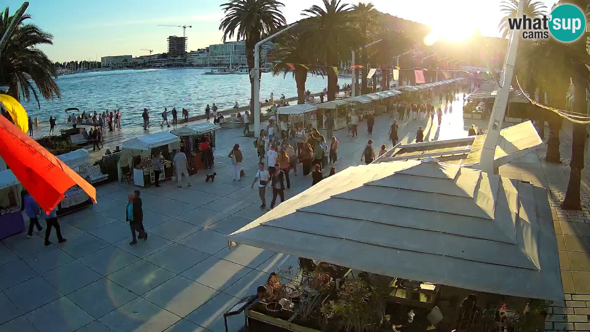 Split – Vista sulla riva di Spalato