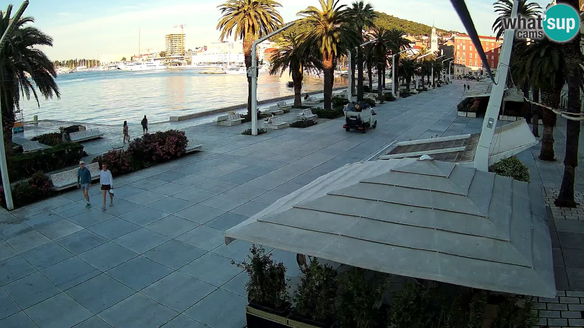 Split –  Blick auf Split riva