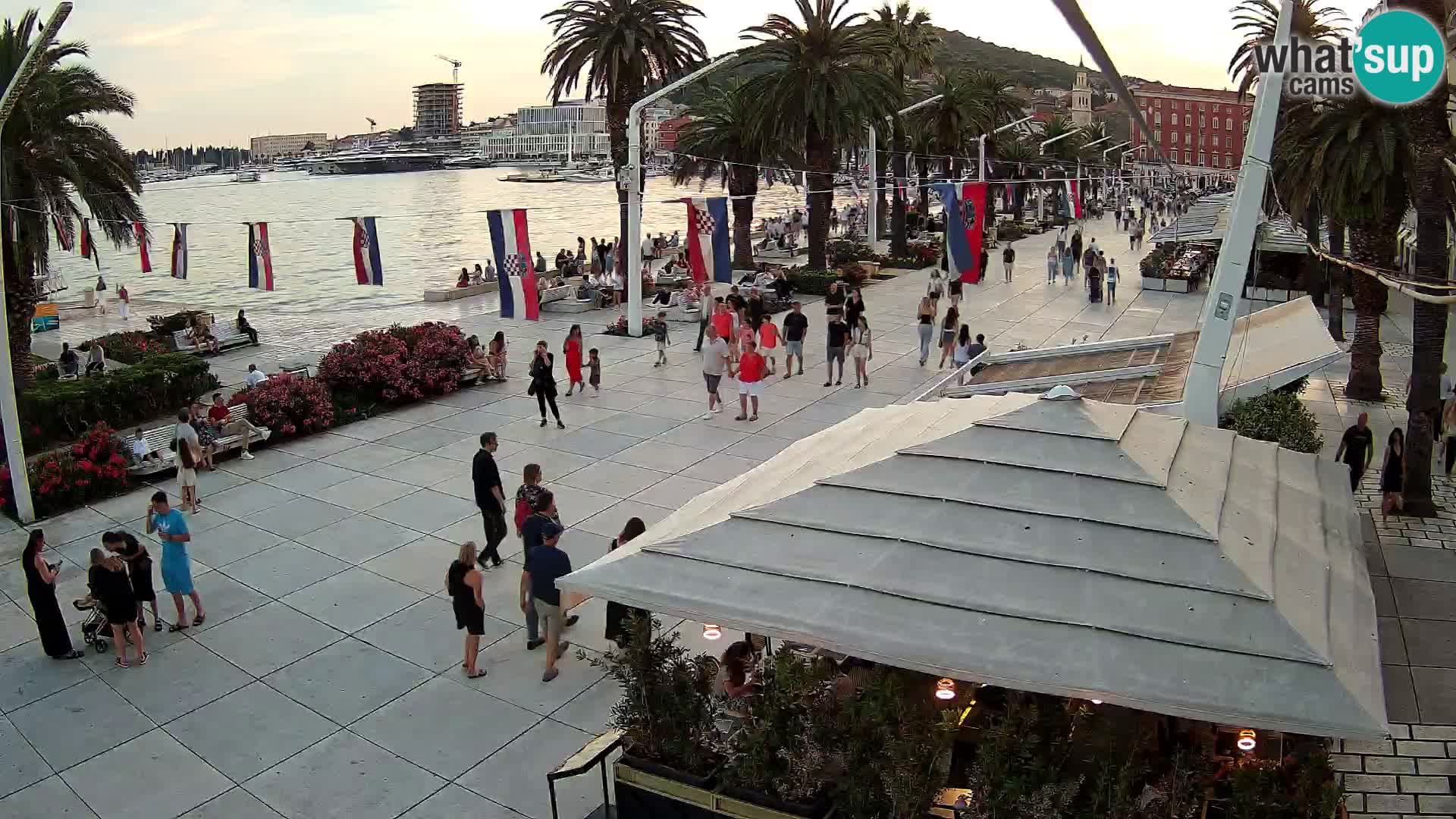 Split –  Blick auf Split riva