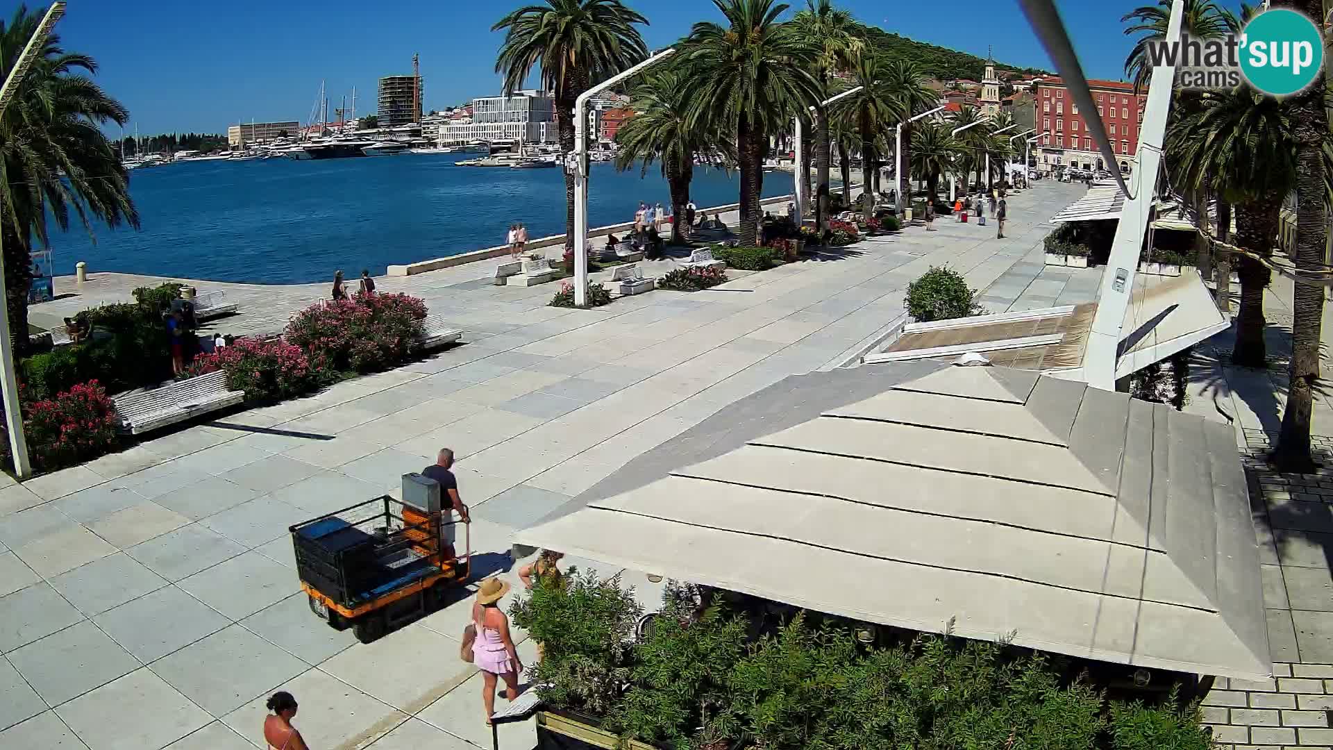 Split – Vista sulla riva di Spalato