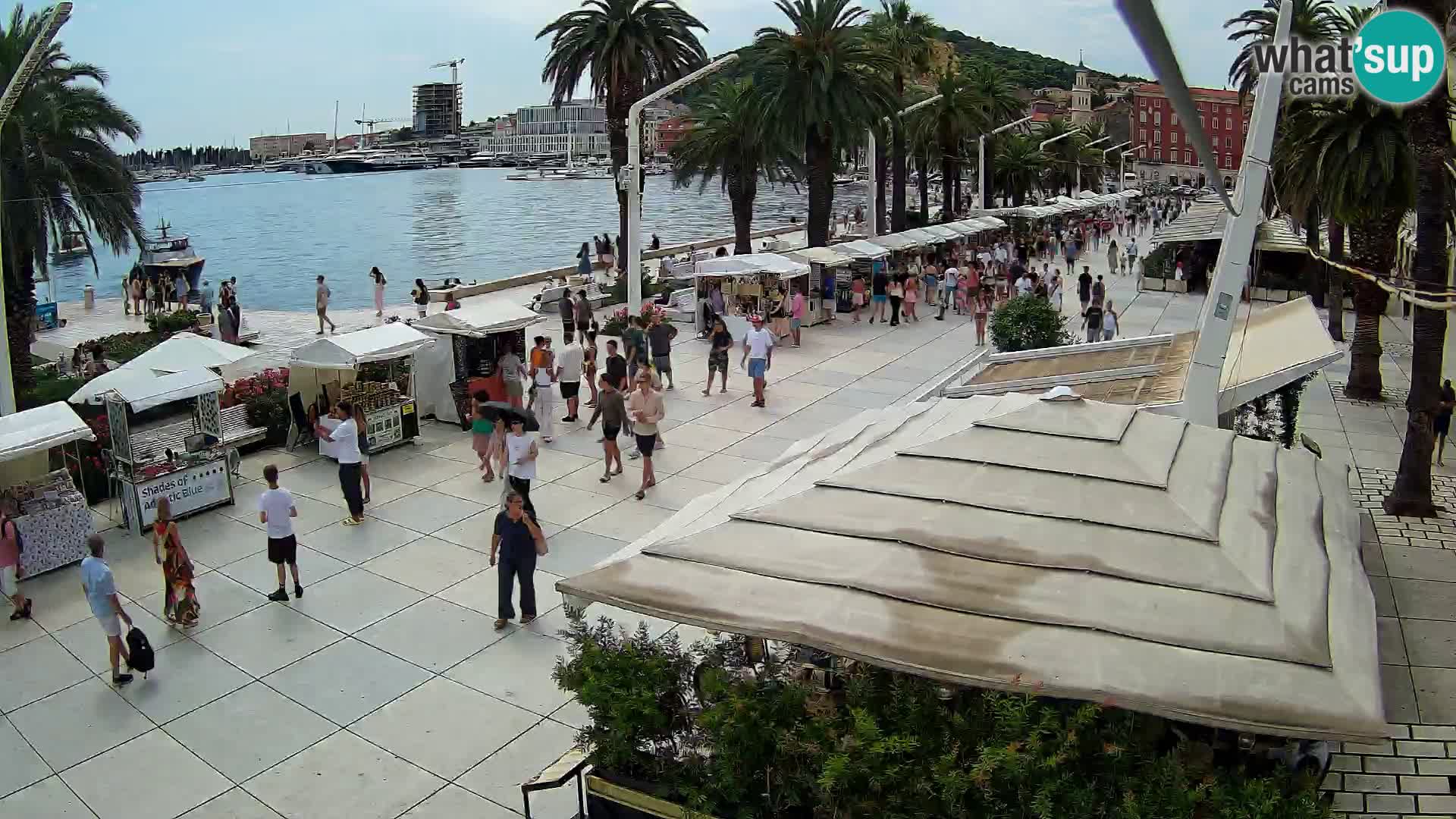 Split –  Blick auf Split riva