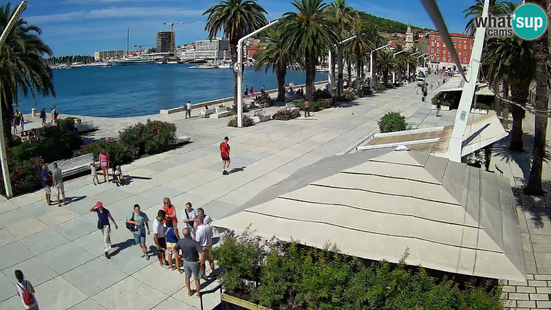 Live Webcam Split – view of Split riva
