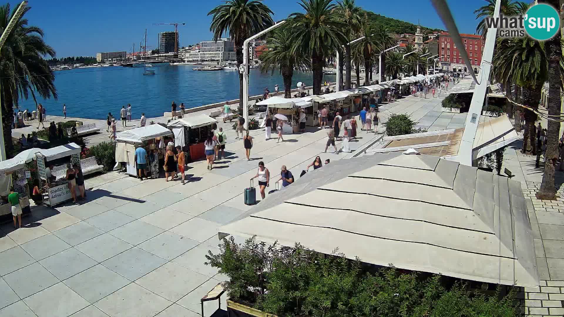 Split –  Blick auf Split riva